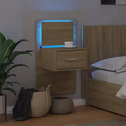 VidaXL 848161 nightstand/bedside table Oak - Additional view 5