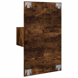 vidaXL Wall-mounted Bedside Cabinet with LED Lights Bed Table Bed Cabinet - smoked oak, 1 pcs - Additional view 7