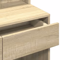 vidaXL Dressing Table with LED Cosmetic Table Vanity Makeup Table Sonoma Oak - sonoma oak - Additional view 10