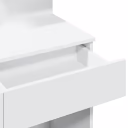 vidaXL Dressing Table with LED Cosmetic Table Vanity Makeup Table Grey Sonoma - white - Additional view 10