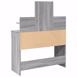 vidaXL Dressing Table with LED Cosmetic Table Vanity Makeup Table Grey Sonoma - grey sonoma - Additional view 6