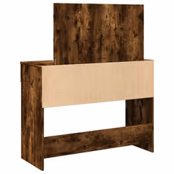 vidaXL Dressing Table with LED Cosmetic Table Vanity Makeup Table Brown Oak - smoked oak - Additional view 6