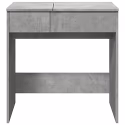 vidaXL Dressing Table with Mirror Cosmetic Table Makeup Table Grey Sonoma - concrete grey - Additional view 4