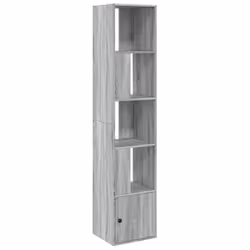 VidaXL 848246, Grey, Oak, 4 shelves, Wood, Wood, 80 kg, 400 mm