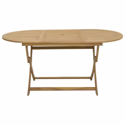 vidaXL Garden Dining Set 9 Piece Outdoor Table and Chair Solid Wood Acacia - Additional view 6