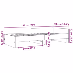 VidaXL 849586 bed frame