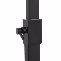 vidaXL Dual Head Shower Set with Mixer and Hose Shower Mixer Set Black Brass - Additional view 6