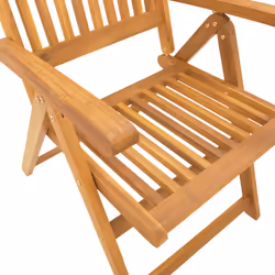 vidaXL Garden Dining Set 3 Piece Outdoor Table and Chair Solid Wood Acacia - 85 x 85 x 74 cm/ 3 piece - Additional view 7