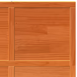 vidaXL Barn Door Hanging Sliding Door Home Internal Barn Door Solid Wood Pine - wax brown, 90 x 208 cm - Additional view 7