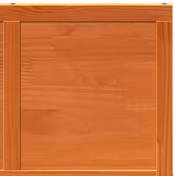 vidaXL Barn Door Hanging Sliding Door Home Internal Barn Door Solid Wood Pine - wax brown, 80 x 208 cm - Additional view 7