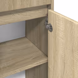 vidaXL Bathroom Cabinet Storage Cupboard Cabinet Sonoma Oak Engineered Wood - Additional view 7