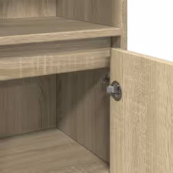 vidaXL Bathroom Cabinet Storage Cupboard Cabinet Sonoma Oak Engineered Wood - Additional view 7