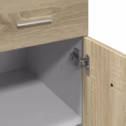 vidaXL Drawer Bottom Cabinet Kitchen Cabinet Unit Sonoma Oak Engineered Wood - Additional view 10