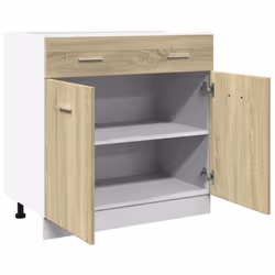 vidaXL Drawer Bottom Cabinet Kitchen Cabinet Unit Sonoma Oak Engineered Wood - Additional view 7