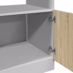 vidaXL Microwave Cabinet Cupboard Kitchen Cabinet Sonoma Oak Engineered Wood - Additional view 10