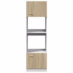 vidaXL Microwave Cabinet Cupboard Kitchen Cabinet Sonoma Oak Engineered Wood - Additional view 4