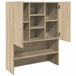 vidaXL Washing Machine Cabinet Bathroom Cabinet Laundry Cupboard Sonoma Oak - Additional view 7
