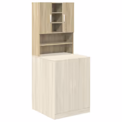 vidaXL Washing Machine Cabinet Bathroom Cabinet Laundry Cupboard Sonoma Oak - Additional view 8