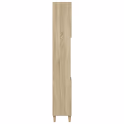 vidaXL Bathroom Cabinet Storage Cupboard Cabinet Sonoma Oak Engineered Wood - Additional view 4