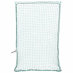 vidaXL Trailer Net with Elastic Rope Cargo Net Truck Bed Mesh Net Green PP - green, 2.2 x 1.5 m