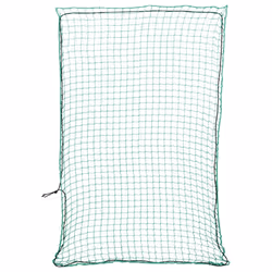 vidaXL Trailer Net with Elastic Rope Cargo Net Truck Bed Mesh Net Green PP - green, 3 x 2 m