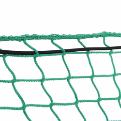 vidaXL Trailer Net with Elastic Rope Cargo Net Truck Bed Mesh Net Green PP - green, 3.5 x 2 m - Additional view 4