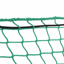 vidaXL Trailer Net with Elastic Rope Cargo Net Truck Bed Mesh Net Green PP - green, 4 x 2 m - Additional view 4
