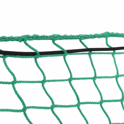 vidaXL Trailer Net with Elastic Rope Cargo Net Truck Bed Mesh Net Green PP - green, 3.5 x 2.5 m - Additional view 4