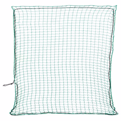 vidaXL Trailer Net with Elastic Rope Cargo Net Truck Bed Mesh Net Green PP - green, 3 x 3 m