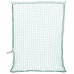vidaXL Trailer Net with Elastic Rope Cargo Net Truck Bed Mesh Net Green PP - green, 3.5 x 3 m
