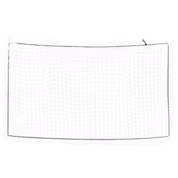 vidaXL Trailer Net with Elastic Rope Cargo Net Truck Bed Mesh Net Green PP - white, 3 x 1.65 m