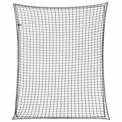 vidaXL Trailer Net with Elastic Rope Cargo Net Truck Bed Mesh Net Green PP - black, 3 x 2.5 m