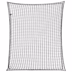 vidaXL Trailer Net with Elastic Rope Cargo Net Truck Bed Mesh Net Green PP - black, 3.5 x 3 m