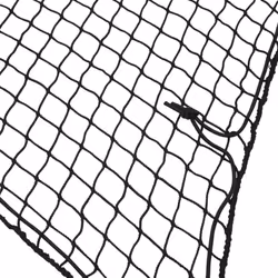 vidaXL Trailer Net with Elastic Rope Cargo Net Truck Bed Mesh Net Green PP - black, 3.5 x 3 m