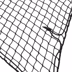 vidaXL Trailer Net with Elastic Rope Cargo Net Truck Bed Mesh Net Green PP - black, 8 x 3.5 m - Additional view 2