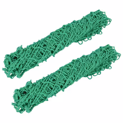 vidaXL Hay Nets Livestock Feeders Horse Pony Cattle Feeding Bale Feeder PP - green, 2 x 1.2 m