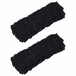 vidaXL Hay Nets Livestock Feeders Horse Pony Cattle Feeding Bale Feeder PP - black, 0.9 x 0.6 m