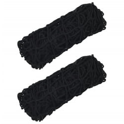 vidaXL Hay Nets Livestock Feeders Horse Pony Cattle Feeding Bale Feeder PP - black, 0.9 x 0.6 m