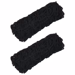 vidaXL Hay Nets Livestock Feeders Horse Pony Cattle Feeding Bale Feeder PP - black, 1 x 0.9 m