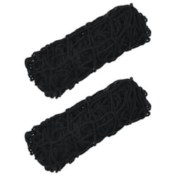 vidaXL Hay Nets Livestock Feeders Horse Pony Cattle Feeding Bale Feeder PP - black, 1 x 0.9 m
