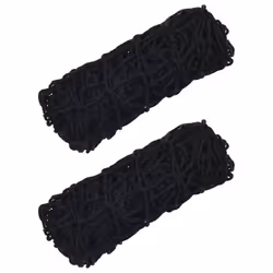 vidaXL Hay Nets Livestock Feeders Horse Pony Cattle Feeding Bale Feeder PP - black, 1.5 x 0.9 m