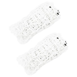 vidaXL Hay Nets Livestock Feeders Horse Pony Cattle Feeding Bale Feeder PP - white, 0.9 x 0.6 m