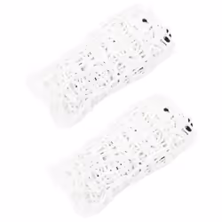 vidaXL Hay Nets Livestock Feeders Horse Pony Cattle Feeding Bale Feeder PP - white, 1 x 0.9 m