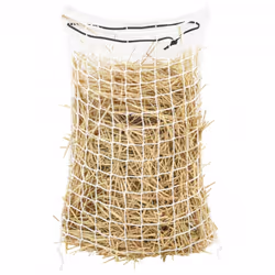 vidaXL Hay Nets Livestock Feeders Horse Pony Cattle Feeding Bale Feeder PP - white, 0.75 x 0.5 m - Additional view 4