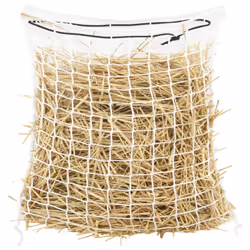 vidaXL Hay Nets Livestock Feeders Horse Pony Cattle Feeding Bale Feeder PP - white, 0.75 x 0.75 m - Additional view 4