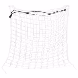 vidaXL Hay Nets Livestock Feeders Horse Pony Cattle Feeding Bale Feeder PP - white, 1 x 1 m