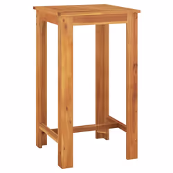 vidaXL Garden Bar Set 5 Piece Bar Table Brown Solid Wood Acacia & Poly Rattan - Additional view 4