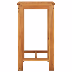 vidaXL Garden Bar Set 5 Piece Bar Table Brown Solid Wood Acacia & Poly Rattan - Additional view 6