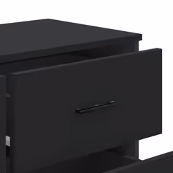 vidaXL Chest of Drawers Storage Drawer Cabinet Drawer Chest Engineered wood - black - Additional view 7