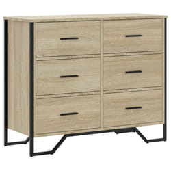 vidaXL Chest of Drawers Storage Drawer Cabinet Drawer Chest Engineered wood - sonoma oak